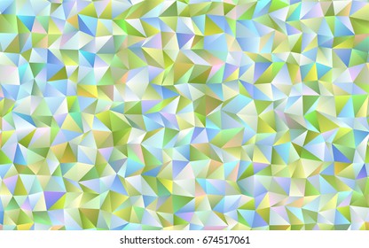 Light Blue, Green vector polygonal template. Creative geometric illustration in Origami style with gradient. The polygonal design can be used for your web site.
