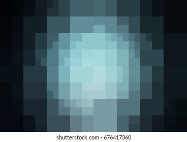 Light Blue, Green vector polygonal illustration, which consist of rectangles. Rectangular pattern for your business design. Geometric background in Origami style with gradient. 
