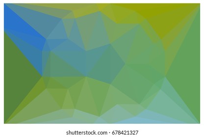 Light Blue, Green vector polygonal illustration, which consist of triangles with a gemstone in center. Triangular design of a huge diamond for your business. Creative geometric background of gems.