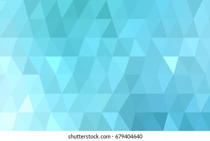 Light Blue, Green vector polygonal illustration, which consist of triangles. Triangular design for your business. Creative geometric background in Origami style with gradient