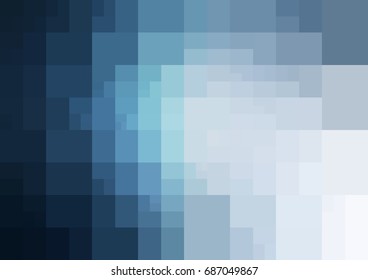 Light Blue, Green vector polygonal illustration, which consist of rectangles. Rectangular pattern for your business design. Geometric background in Origami style with gradient. 