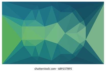 Light Blue, Green vector polygonal illustration, which consist of triangles with a gemstone in center. Triangular design of a huge diamond for your business. Creative geometric background of gems.