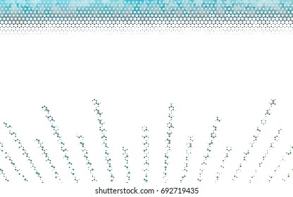 Light Blue, Green vector polygonal illustration, which consist of hexagons. Hexagonal pattern for your business design. Geometric background in Origami style with gradient. 