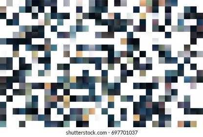 Light Blue, Green vector polygonal illustration, which consist of rectangles. Rectangular pattern for your business design. Geometric background in Origami style with gradient. 