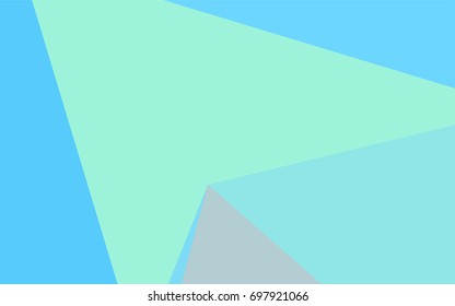 Light Blue, Green vector polygonal pattern. A completely new color illustration in a vague style. The elegant pattern can be used as part of a brand book.