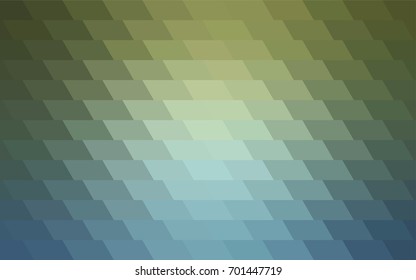 Light Blue, Green vector polygonal illustration consisting of rectangles. Rectangular design for your business. Creative geometric background in origami style with gradient.