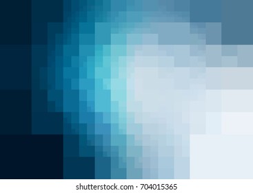 Light Blue, Green vector polygonal illustration, which consist of rectangles. Rectangular pattern for your business design. Geometric background in Origami style with gradient. 