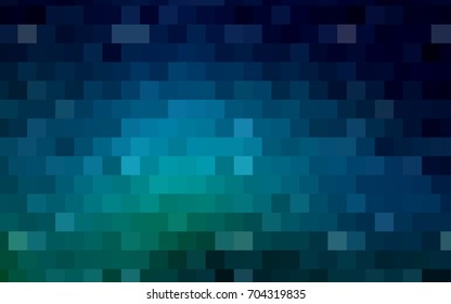 Light Blue, Green vector polygonal illustration consisting of rectangles. Rectangular design for your business. Creative geometric background in origami style with gradient.