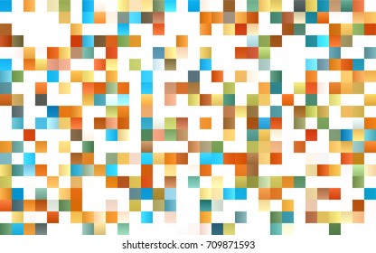 Light Blue, Green vector polygonal illustration consisting of rectangles. Rectangular design for your business. Creative geometric background in origami style with gradient.