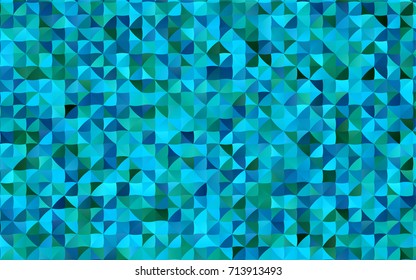 Light Blue, Green vector polygonal pattern. Colorful abstract illustration with gradient. Brand-new style for your business design.