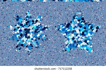 Light Blue, Green vector polygonal illustration, which consist of rectangles. Rectangular pattern for your business design. Geometric background in Origami style with gradient. 