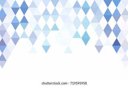Light Blue, Green vector polygonal pattern. A completely new color illustration in a vague style. The elegant pattern can be used as part of a brand book.