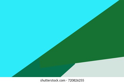 Light Blue, Green vector polygonal illustration, which consist of rectangles. Rectangular pattern for your business design. Geometric background in Origami style with gradient. 