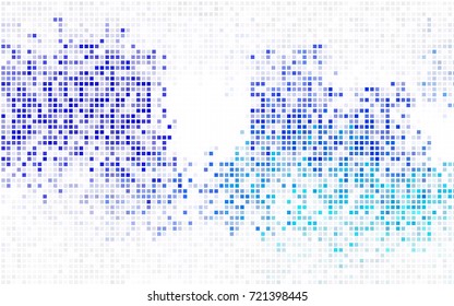 Light Blue, Green vector polygonal illustration, which consist of rectangles. Rectangular pattern for your business design. Geometric background in Origami style with gradient. 