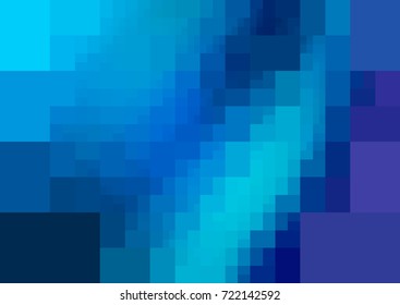 Light Blue, Green vector polygonal illustration, which consist of rectangles. Rectangular pattern for your business design. Geometric background in Origami style with gradient. 