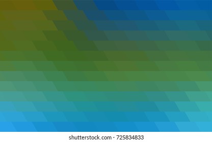 Light Blue, Green vector polygonal illustration consisting of rectangles. Rectangular design for your business. Creative geometric background in origami style with gradient.
