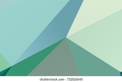 Light Blue, Green vector polygonal pattern. Modern geometrical abstract illustration with gradient. Brand-new design for your business.