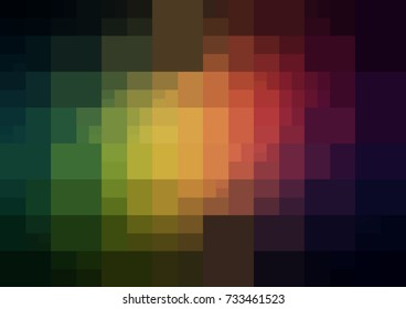 Light Blue, Green vector polygonal illustration, which consist of rectangles. Rectangular design for your business. Creative geometric background in Origami style with gradient