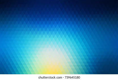 Light Blue, Green vector polygonal background. A sample with polygonal shapes. The template can be used as a background for cell phones.
