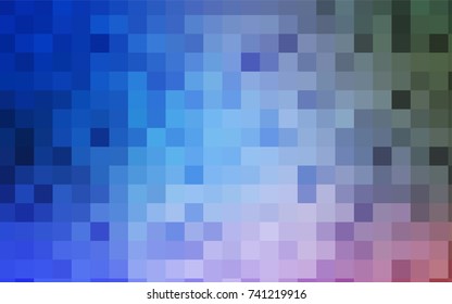 Light Blue, Green vector polygonal illustration consisting of rectangles. Rectangular design for your business. Creative geometric background in origami style with gradient.