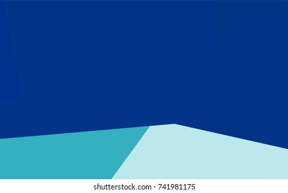 Light Blue, Green vector polygonal illustration consisting of rectangles. Rectangular design for your business. Creative geometric background in origami style with gradient.