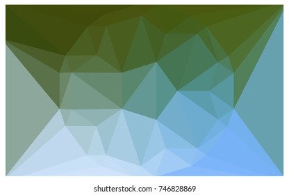 Light Blue, Green vector polygonal illustration, which consist of triangles with a gemstone in center. Triangular design of a huge diamond for your business. Creative geometric background of gems.