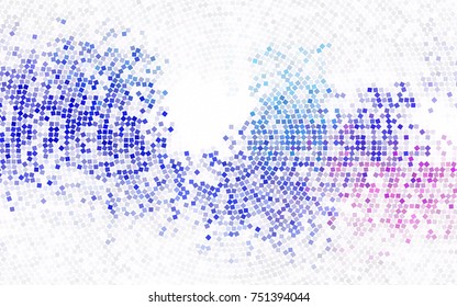 Light Blue, Green vector polygonal illustration consisting of rectangles. Rectangular design for your business. Creative geometric background in origami style with gradient.