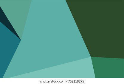 Light Blue, Green vector polygonal background. Shining illustration, which consist of triangles. The elegant pattern can be used as part of a brand book.