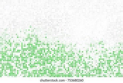 Light Blue, Green vector polygonal illustration consisting of rectangles. Rectangular design for your business. Creative geometric background in origami style with gradient.