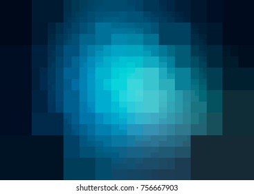 Light Blue, Green vector polygonal illustration, which consist of rectangles. Rectangular pattern for your business design. Geometric background in Origami style with gradient. 