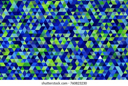 Light Blue, Green vector polygonal template. Colorful abstract illustration with gradient. A completely new design for your business.