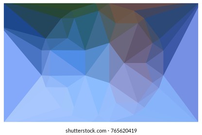 Light Blue, Green vector polygonal illustration, which consist of triangles with a gemstone in center. Triangular design of a huge diamond for your business. Creative geometric background of gems.