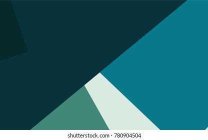Light Blue, Green vector polygonal illustration, which consist of rectangles. Rectangular pattern for your business design. Geometric background in Origami style with gradient. 