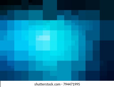 Light Blue, Green vector polygonal illustration, which consist of rectangles. Rectangular pattern for your business design. Geometric background in Origami style with gradient. 