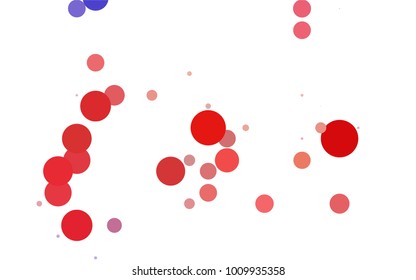 Light Blue, Green vector red pattern of geometric circles, shapes. Colorful mosaic banner. Geometric background with colored disks.