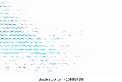 Light Blue, Green vector red pattern of geometric circles, shapes. Colorful mosaic banner. Geometric background with colored disks.