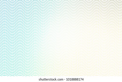 Light Blue, Green vector red pattern of geometric circles, shapes. Colorful mosaic banner. Geometric background with colored disks.