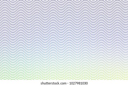 Light Blue, Green vector red pattern of geometric circles, shapes. Colorful mosaic banner. Geometric background with colored disks.