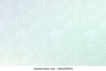 Light Blue, Green vector red banner with set of circles, dots. Donuts Background. Creative Design Template. Technological halftone illustration.