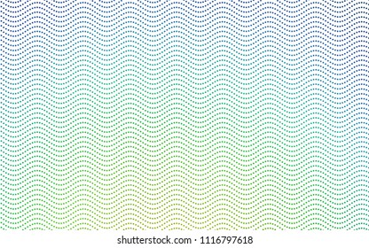 Light Blue, Green vector red pattern of geometric circles, shapes. Colorful mosaic banner. Geometric background with colored disks.