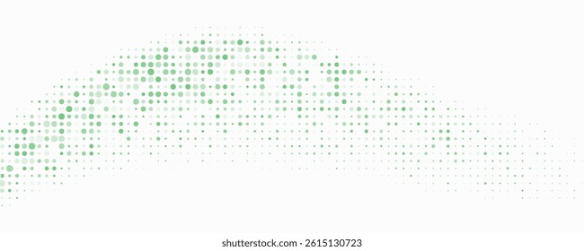Light Blue, Green vector red banner with set of circles, dots. Donuts Background. Creative Design Template. Technological halftone illustration.