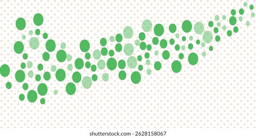 Light Blue, Green vector red banner with set of circles, dots. Donuts Background. Creative Design Template. Technological halftone illustration. vector.