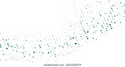 Azul claro, Anuncio rojo de Vector verde con conjunto de círculos, puntos. Ilustración de semitono tecnológico. eps 10