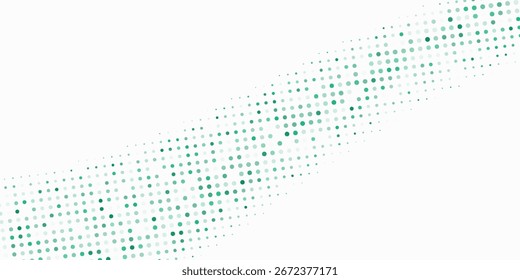 Light Blue, Green vector red banner with set of circles, dots. Donuts abstract