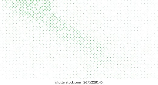 Azul claro, Anuncio rojo de Vector verde con conjunto de círculos, puntos. Donuts de fondo. Plantilla de Diseño Creativo. Ilustración de semitono tecnológico.