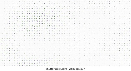 Light Blue, Green vector red banner with set of circles, dots. Donuts Background. old light design modern