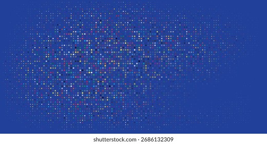 Light Blue, Green vector red banner with set of circles, dots. gradient modern nice