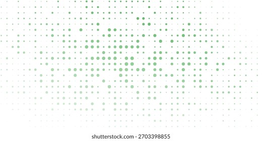 azul claro, verde vetor vermelho banner com conjunto de círculos, pontos. donuts fundo. modelo de design criativo. ilustração de meio-tom tecnológico.eps.10.