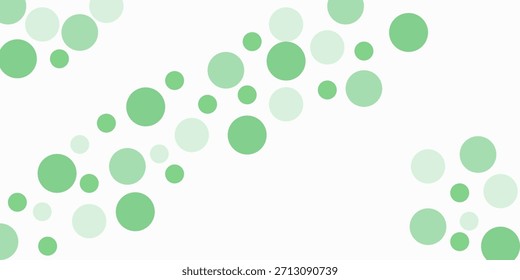 Hellblau, grünes Vektorrotes Banner mit Kreisen, Punkten. Donuts Hintergrund. Vorlage für kreatives Design. Technologische Rastergrafik.
