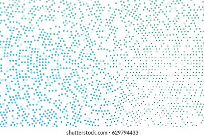 Light Blue, Green vector red pattern of geometric circles, shapes. Colorful mosaic banner. Geometric background with colored disks.